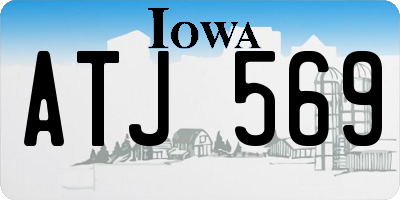 IA license plate ATJ569