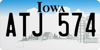 IA license plate ATJ574