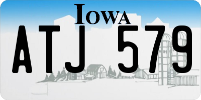 IA license plate ATJ579