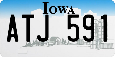 IA license plate ATJ591