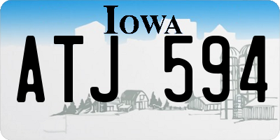IA license plate ATJ594