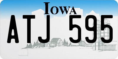 IA license plate ATJ595