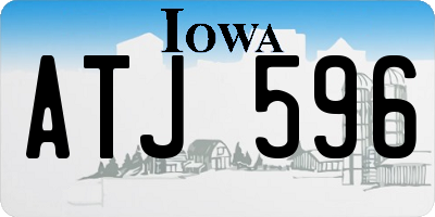 IA license plate ATJ596