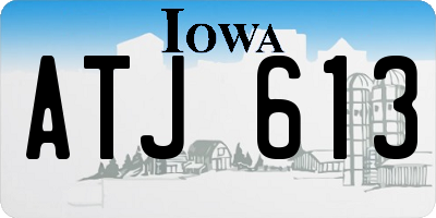 IA license plate ATJ613