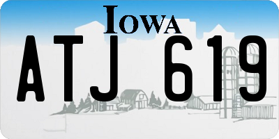 IA license plate ATJ619