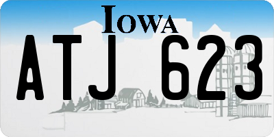 IA license plate ATJ623