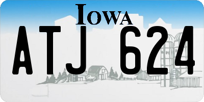 IA license plate ATJ624