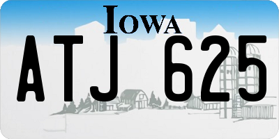 IA license plate ATJ625
