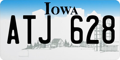 IA license plate ATJ628