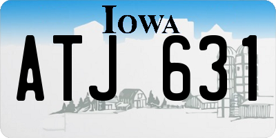 IA license plate ATJ631