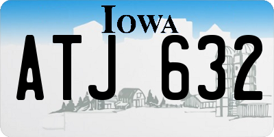 IA license plate ATJ632