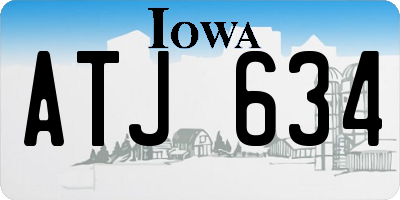 IA license plate ATJ634
