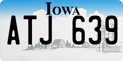 IA license plate ATJ639