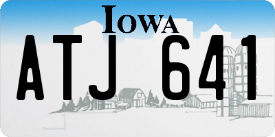 IA license plate ATJ641