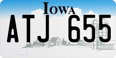 IA license plate ATJ655