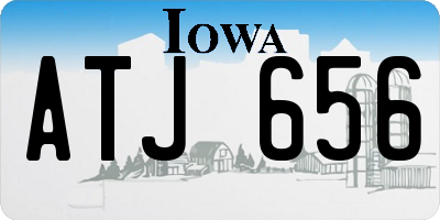 IA license plate ATJ656