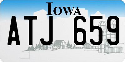 IA license plate ATJ659