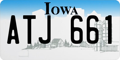 IA license plate ATJ661