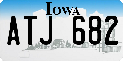 IA license plate ATJ682