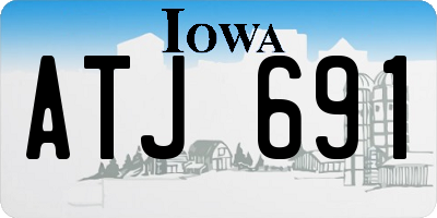 IA license plate ATJ691