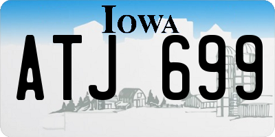IA license plate ATJ699