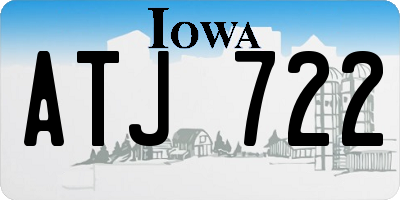 IA license plate ATJ722