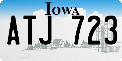 IA license plate ATJ723