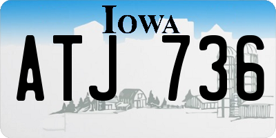 IA license plate ATJ736