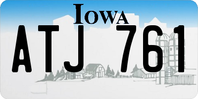 IA license plate ATJ761