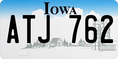 IA license plate ATJ762