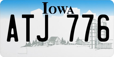 IA license plate ATJ776
