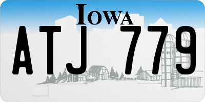 IA license plate ATJ779