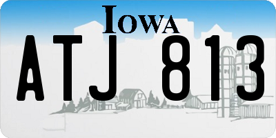 IA license plate ATJ813