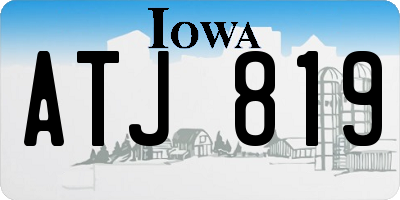 IA license plate ATJ819