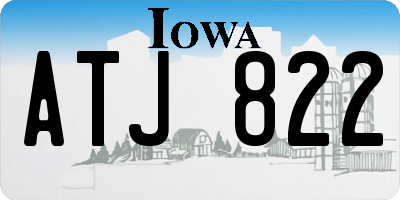 IA license plate ATJ822
