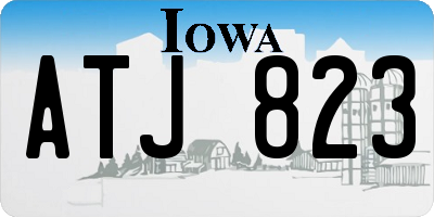 IA license plate ATJ823