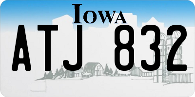 IA license plate ATJ832
