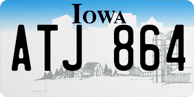 IA license plate ATJ864