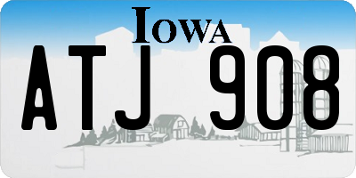 IA license plate ATJ908