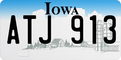 IA license plate ATJ913