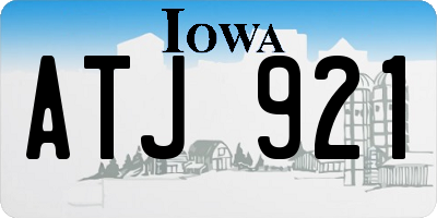 IA license plate ATJ921