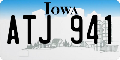 IA license plate ATJ941
