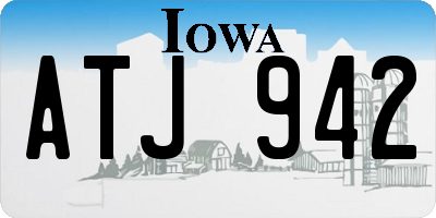 IA license plate ATJ942