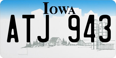 IA license plate ATJ943