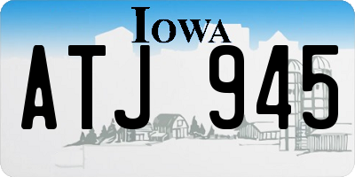 IA license plate ATJ945