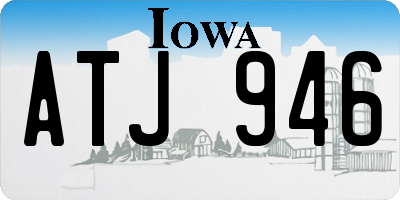 IA license plate ATJ946