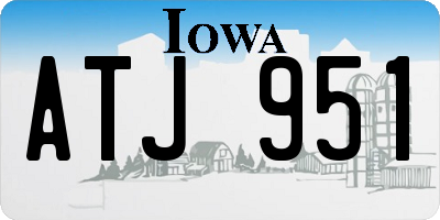 IA license plate ATJ951