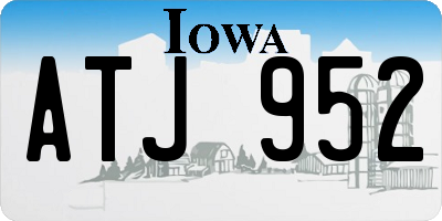 IA license plate ATJ952
