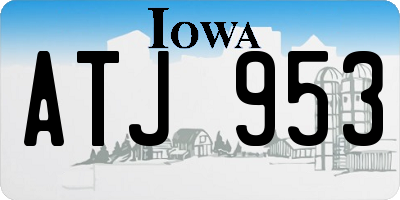 IA license plate ATJ953