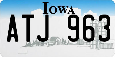 IA license plate ATJ963